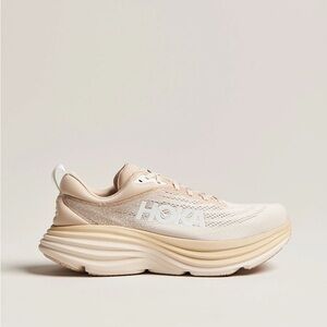 HOKA Women's Bondi 8 Shifting Sand/Eggnog Colorway